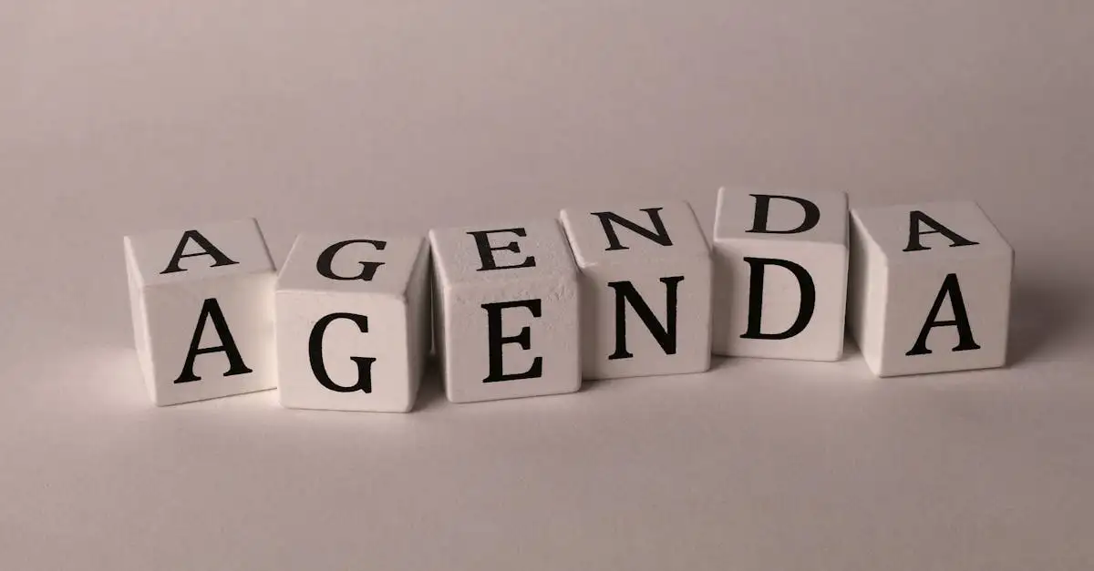Agenda me-time blokken