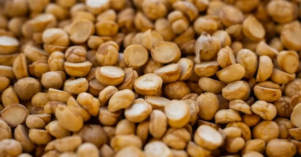 Geroosterde kikkererwten snack