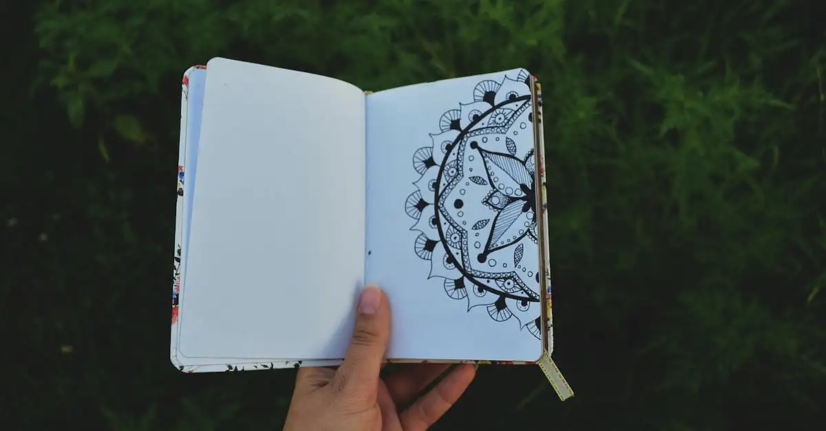 Meditatieve mandala tekenen