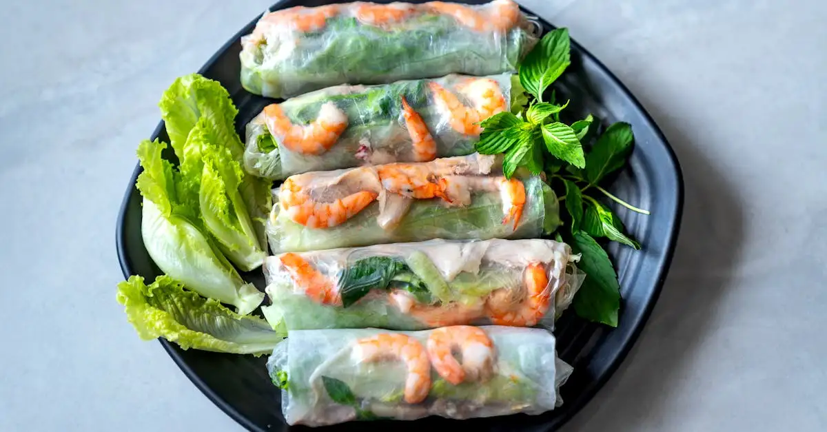 Rijstpapier rolletjes