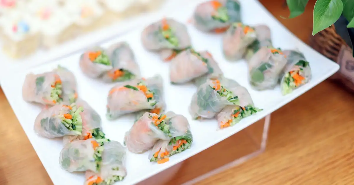 Rijstpapier rolletjes