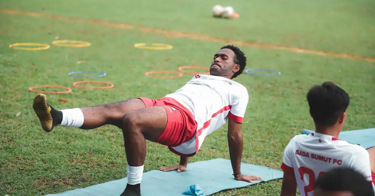 Supine stretch serie