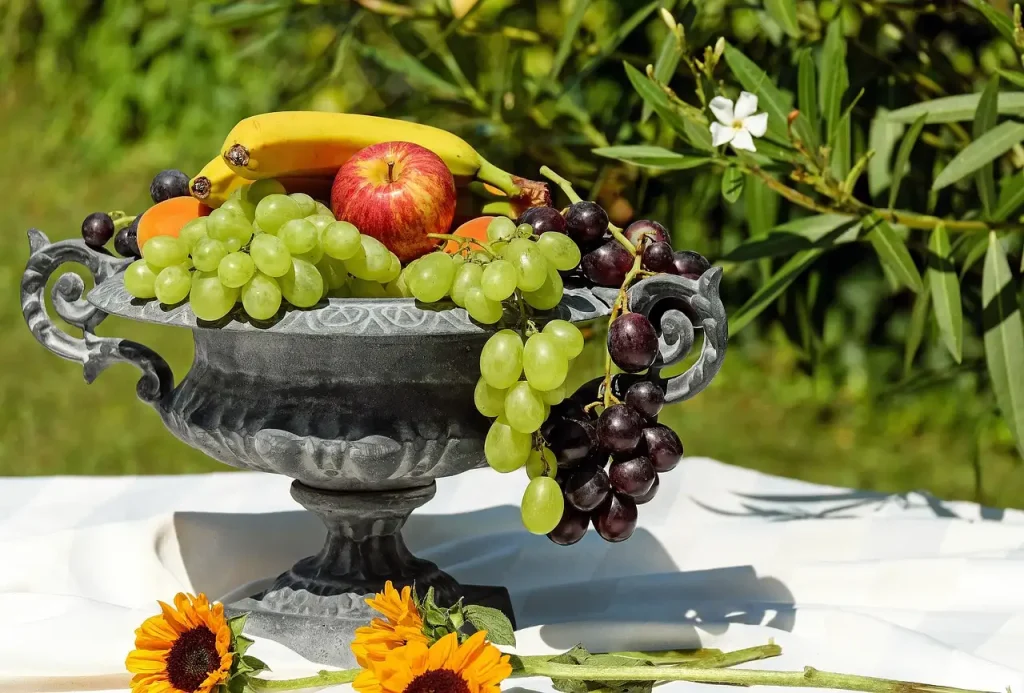 Watersmaak met fruit